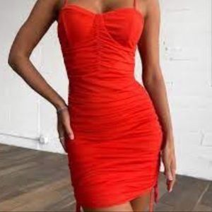 Tiger mist red dress